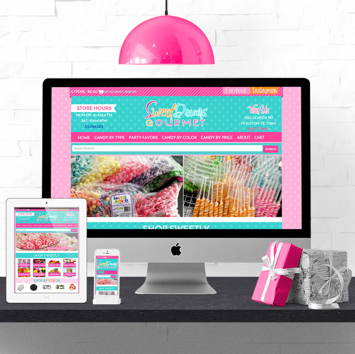 Candy Website Design