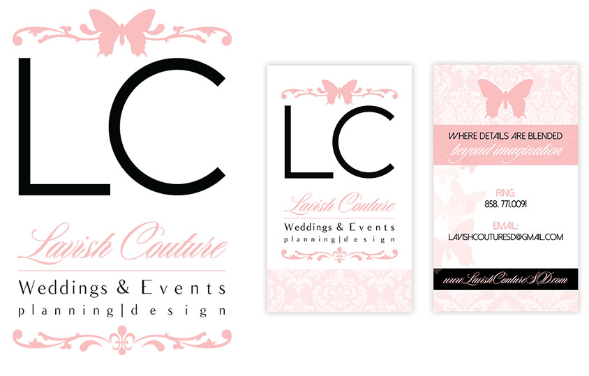 couture logo design and business cards