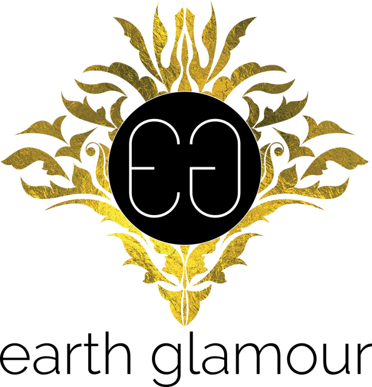 Gold Foil Cosmetics Logo custom beauty and glam logo design